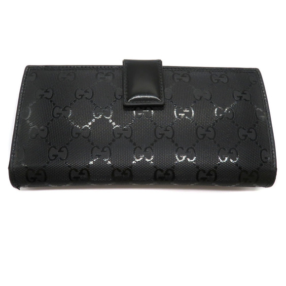 Gucci Double hook Long Wallet Black GG Imprime - Picture 3 of 8